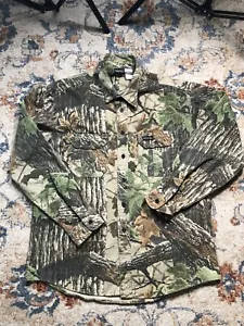 Vintage Rattlers Brand Button Shirt Men's Extra Large Camouflage Realtree USA - Picture 1 of 9