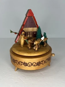 Erzgebirge Reuge Music Box Snow White & the Seven Dwarfs VINTAGE - Picture 1 of 9
