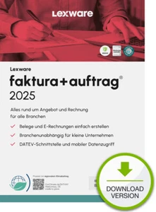 Lexware Faktura+Auftrag 2025, ABO-Version, Software-Download - Bild 1 von 1