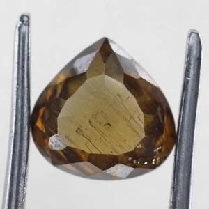 Fancy Pear 1.70 Ctw Lab Grown Gemstone Brown Loose Moissanite For Ring 8 mm - Picture 1 of 6