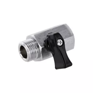 (9,90€/1Stk) Metall Absperrventil Kugelhahn mini IG AG 3/8 Zoll - Bild 1 von 1