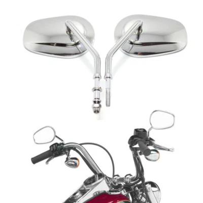 PEÇAS DE MOTOCICLETA CROMADAS - ESPELHOS RETROVISORES PARA HARLEY SPORTSTER 1200 883 SOFTAIL - Imagem 1 de 4