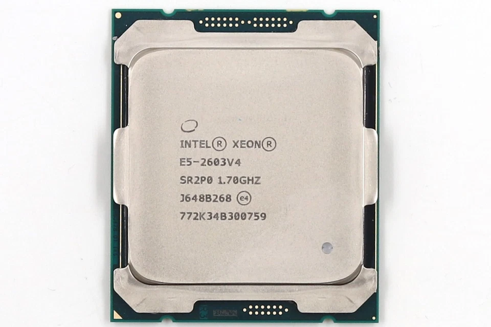 Intel Xeon E5-2603V4 1.70GHz 6-Core 15MB LGA2011 CPU P/N: SR2P0 Tested Working - Image 1 of 2