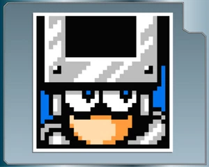 DUST MAN Mugshot Sprite from MEGA MAN Vinyl Decal #1 Car Truck Laptop Sticker - Picture 1 of 1