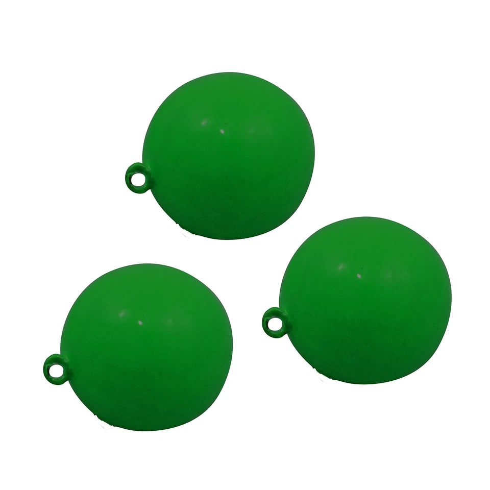 3er Pack Lachs Kanonenkugel Gewicht Blei Downrigger Sinker (grün) - Bild 1 von 1