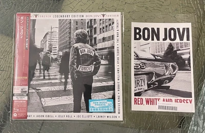 BON JOVI "Forever (Legendary Edition)" Japan DELUXE 2 x SHM-CD *POSTCARD* - Image 1 of 2