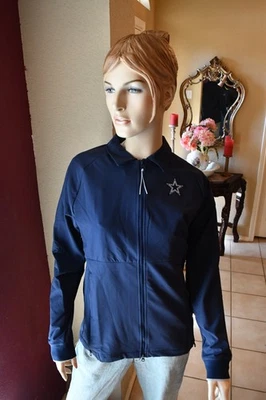 Chaqueta térmica Nike DALLAS COWBOYS cremallera completa equipo de las Américas azul marino - MUJERES mediana nueva con etiquetas Foto 1 de 4