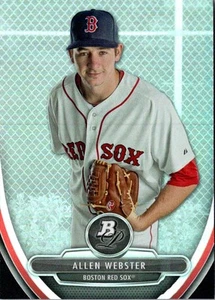 2013 Bowman Platinum Chrome Prospects Refractors Allen Webster Baseball Card - Picture 1 of 2