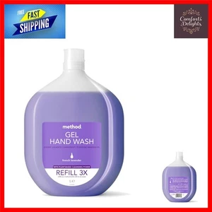 Biodegradable Lavender Hand Soap Refill - 2x 1L for Youth and All Skin Types - Picture 1 of 3
