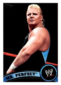 2011 Topps WWE #93 Mr. Perfect Curt Hennig Blue - Imagen 1 de 2