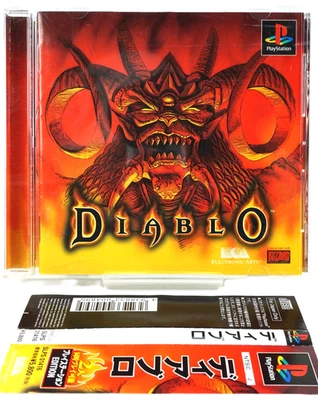 Diablo Sony PlayStation PS1 Japan JP Game 1998 Complete w/ Case Manual Obi Rare - Image 1 of 4