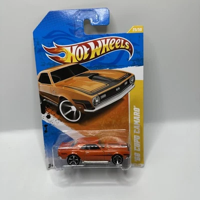 Hot Wheels 2011 New Models 25/50 '68 Copo Camaro 25/244 Orange NEW - Image 1 of 4