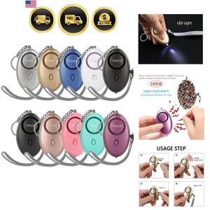 Alarma Personal para Mujeres Niños Ancianos Sirena Fuerte 140DB Llavero con Luz LED... - Imagen 1 de 9