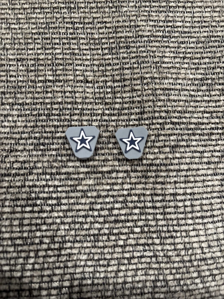 Mini Casco Visera Clip 3M Gris Logo Pegatinas Estilo UA Dallas Cowboys (1 Par) Foto 1 de 2