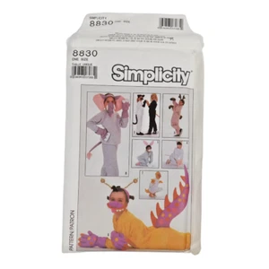Simiplicity 8830 Costume Accessories Sewing Pattern Child - Adult Cat Deer Pig - Picture 1 of 6