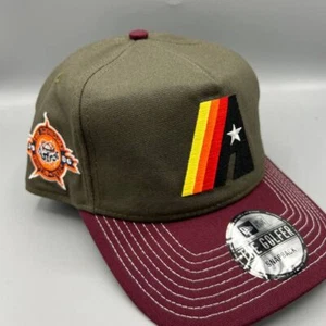 Houston Astros Hat Men Astrodome Patch The Golfer New Era Snap Back Cap New - Imagen 1 de 8