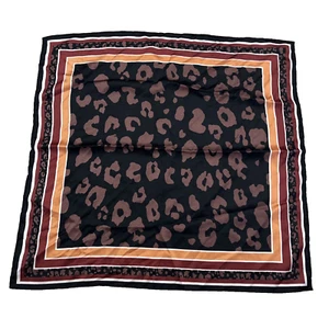 Unbranded Womans Squared Scarf One Size Geometric Multicolor Lot Of 2 - Picture 1 of 8
