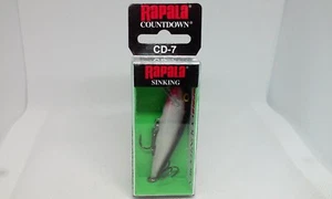 Rapala Countdown Sinking CD-7 S Silver 2 3/4" Jerkbait fishing 1/4oz Lure NEW - Picture 1 of 9