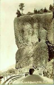 Postal con foto real RPPC Oneonta Tunnel Columbia Highway Oregon - Imagen 1 de 2