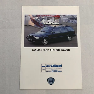 Lancia Thema Station Wagon Car Sales Brochure Catalog German - Picture 1 of 6