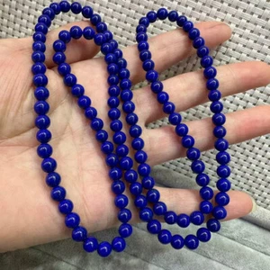 5,5 mm Natürliche Königsblau Lapislazuli Stretch Kristall Perlen Armband AAAAA - Bild 1 von 9