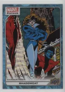 2023 Upper Deck Marvel Platinum High Series Blue Surge Shadowcat #119 1m8 - Picture 1 of 3