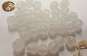 30 ALABASTRO DE VIDRIO MARCA CEREZA JAPONESA DE COLECCIÓN 14mm. CUENTAS REDONDAS BARROCAS 4715 - Imagen 1 de 2