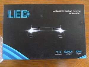 Auto LED Headlight Lighting System W/Manual 9005/HB3/H10, 300% Brighter - Picture 1 of 5