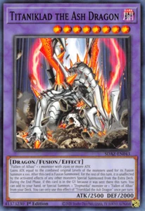 Titaniklad the Ash Dragon SDAZ-EN043 SDAZ-EN043 Common 1st YUGIOH - Picture 1 of 1