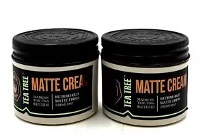 GIBS Tea Tree Matte Cream High Hold Matte Finish 4 oz-2 Pack - Picture 1 of 1