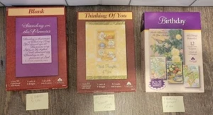 Lotto di 6 biglietti di auguri religiosi primavera con buste. Vedi note! - Foto 1 di 6