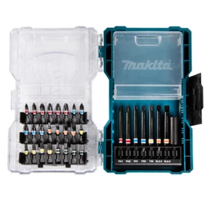 Makita Schraubenzieher Bit Set 32 Teile Lang & Kurz Pozi Torx Kreuz Flach - Picture 1 of 7