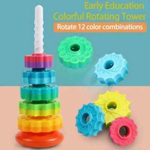 Stacking Music Color Nesting Ring 1-3 Years Old Infant Baby Early Education Toys - Picture 1 of 16