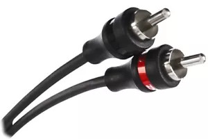 17' Ft Two Channel Speaker RCA Interconnect Cable Subwoofer Car Amp Audio Wire - Picture 1 of 1