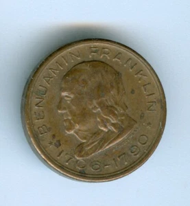 SOUVENIR OF BENJAMIN FRANKLIN MEMORIAL - Picture 1 of 2