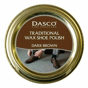 Dasco Traditional Wax Shoe Care Polish Boot Restore Shine Colour 50ml Dark Brown - Picture 1 of 1