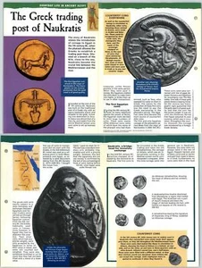 Greek Trading Naukratis - Everyday Life - Glory Of Ancient Egypt Fold Out Card - Picture 1 of 1