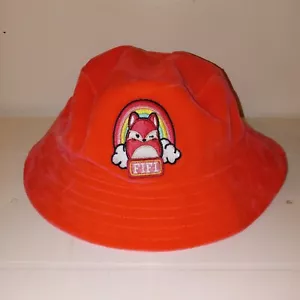Pink Squishmallows YOUTH Bucket Hat Fifi the Fox - Picture 1 of 7