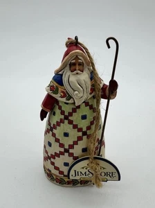 Jim Shore Heartwood Creek Santa Claus W Cane Christmas Ornament 2009 4014338 - Picture 1 of 5
