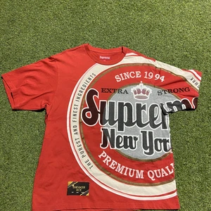 Supreme Lager Shirt Red: L - Picture 1 of 3