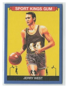 Jerry West 2023 Sportkings Volume 4 Dark Blue The Logo #125-LAKERS - Picture 1 of 2