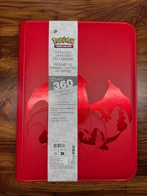 Pokemon Ultra PRO Glurak 9-Pocket Binder 360 Karten Album - Bild 1 von 2