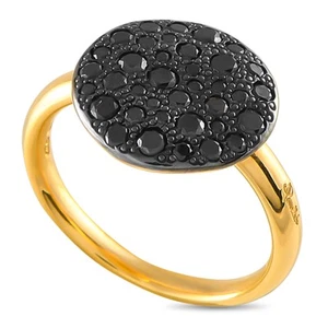 Pomellato Sabbia 18K Yellow Gold 0.60ct Diamond Ring PO02-041525 - Picture 1 of 4