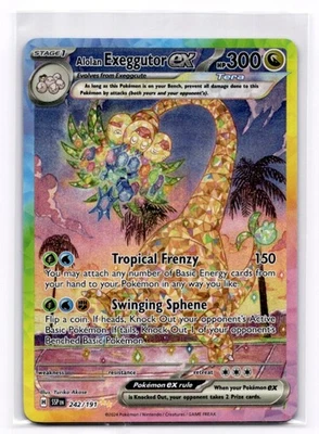Alolan Exeggutor ex SV08: Surging Sparks - Pokemon NM 242/191 - Image 1 of 2