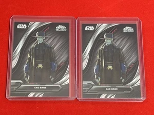 2024 Topps Chrome Black Star Wars Base #87 Cad Bane The Book of Boba Fett x2 - Picture 1 of 2