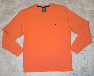 Polo Ralph Lauren Camisa para Dormir Para Hombres Grande Naranja Tejido Waffle Camiseta Térmica - Imagen 1 de 8