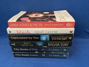 Lot of 6 - Mature Audience Novels by E.L.James, Sylvia Day & Others PB - Picture 1 of 4