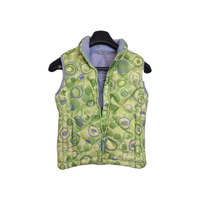 L.L Bean Goose Down Puffer Quilted Vest Kids Sz Med 10-12  Zip Preppy Outdoors - Image 1 of 4