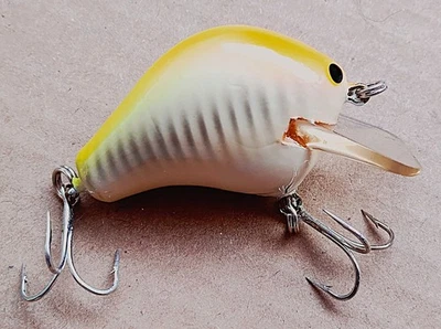Bagley's Divin' B1 DB1 All Brass Vintage Crankbait Lure - Image 1 of 4