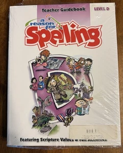 A Reason for Spelling Teacher Guidebook & Student Workbook Level D Homeschool - Picture 1 of 9